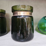 Green Glass Vase