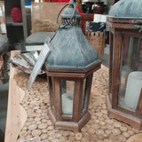 Wood & Metal Lantern