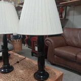 Spindle Lamps Pair