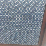 Head Board Pattern Blue