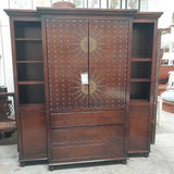Tv Cabinet Nailhead Sun Pattern