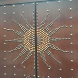 Tv Cabinet Nailhead Sun Pattern
