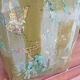 Butterfly & Flower Asian Basket