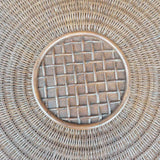 Woven Side Table Pair