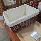 Wicker Basket w/ fabric insert