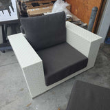 Club Chair W/ Ottoman