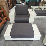 Club Chair W/ Ottoman