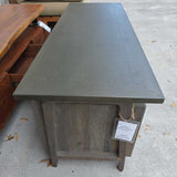 Metal Top Media console