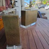 Brass Lamps Pattern Pair