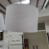 White Drum Lamp Shade