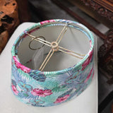 Pair Hibiscus Print Lamp Shade