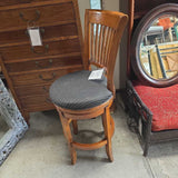 Swivel Wood Bar Stools w/backrest