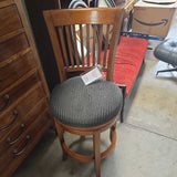 Swivel Wood Bar Stools w/backrest