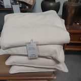 Cream Quilted Bed Set