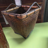 Square Woven Bamboo Basket