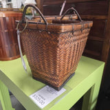 Square Woven Bamboo Basket