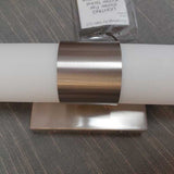 Pair Kichler Nickel Brushed Sconce