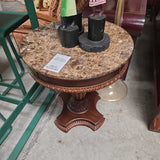 Marble Top End Table