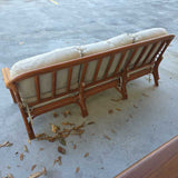 Rattan Sofa Floral Pattern