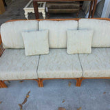 Rattan Sofa Floral Pattern