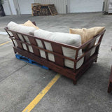 Custom Wood Framed Sofa