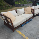 Custom Wood Framed Sofa