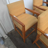 Swivel Bar Stools Square with Fabric