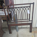 Dark Bamboo Twin Headboard