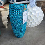 Blue Puka Vase