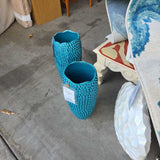 Blue Puka Vase