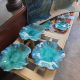 Uttermost Lily Pad Ceramic Wall Plate