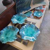 Uttermost Lily Pad Ceramic Wall Plate