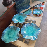 Uttermost Lily Pad Ceramic Wall Plate