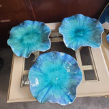 Uttermost Lily Pad Ceramic Wall Plate