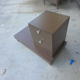 2 Drawer Cabinet w/ side shelf