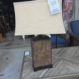 Brown Table Lamps Pair