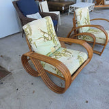 Four Strand Rattan Club Chair Pretzel
