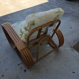 Four Strand Rattan Club Chair Pretzel