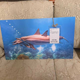 Dolphin Art on Metal