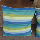Striped Outdoor Pillow