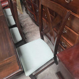 Dark Wood Dining Table W/Chairs