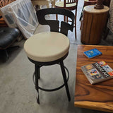 Leather Swivel Barstools