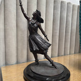 Joel Nakila Bronze Hula Dancer Signed 75/100