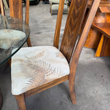 Solid Wood Aloha Print Dining