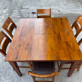 Mango Hardwood W/Chairs