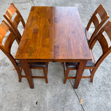 Mango Hardwood W/Chairs