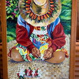 Making Lei by Dana Ridenour