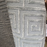 Blue Square Pattern Rug