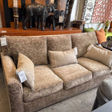 Velour Floral Pattern Sofa Bed