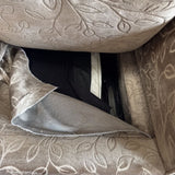 Velour Floral Pattern Sofa Bed